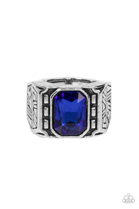 Metro Magnate Blue Men’s Ring