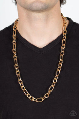 Ringside Throne Mens Gold Necklace