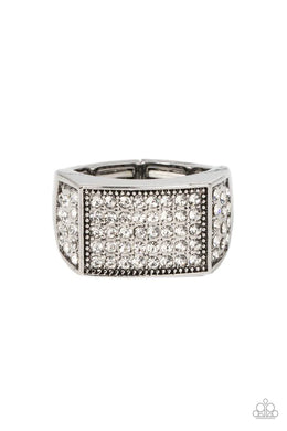 Metro Merger White Men’s Ring