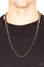 Load image into Gallery viewer, Standing Room Only Mens Black Necklace