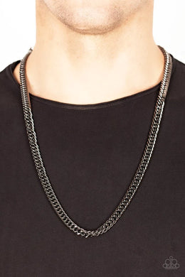 Standing Room Only Mens Black Necklace