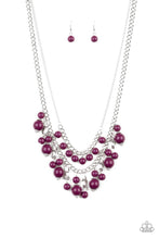 Load image into Gallery viewer, Beautifully Beaded Purple Necklace