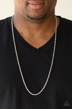 Load image into Gallery viewer, The Go To Guy Mens Silver Necklace