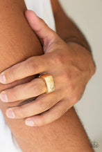 Load image into Gallery viewer, Straightforward Gold Men’s Ring