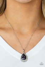 Load image into Gallery viewer, Because I'm Queen Purple Necklace
