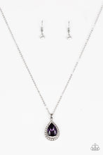 Load image into Gallery viewer, Because I'm Queen Purple Necklace