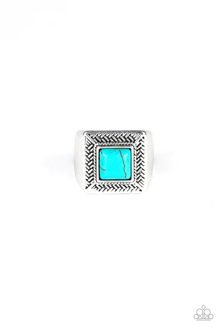 The Wrangler Blue Men’s Ring