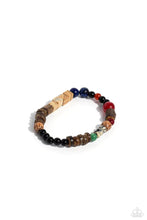 Load image into Gallery viewer, I WOOD Be So Lucky Blue Urban Bracelet
