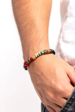 Load image into Gallery viewer, I WOOD Be So Lucky Blue Urban Bracelet
