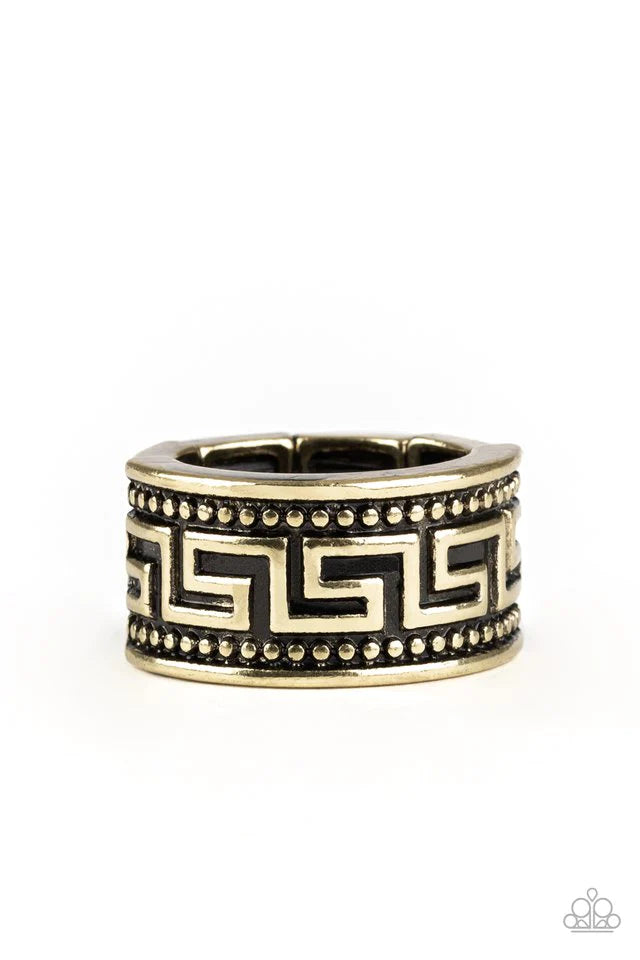 Tycoon Tribe Brass Men’s Ring