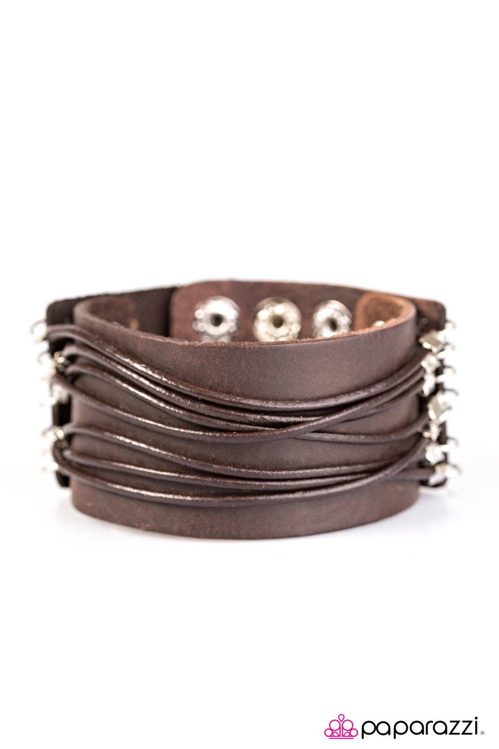 Every Man For Himself Brown Snap Bracelets