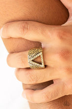 Load image into Gallery viewer, Triathlon Brass Men’s Ring
