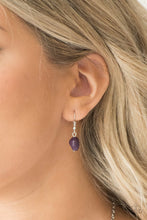 Load image into Gallery viewer, Both Feet on the Ground Purple Necklace