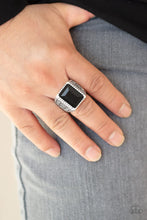 Load image into Gallery viewer, Winning Attitude Black Men’s Ring