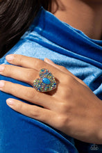 Load image into Gallery viewer, Bejeweled Beau Blue Ring