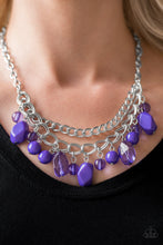 Load image into Gallery viewer, Brazilian Bay Purple Necklace