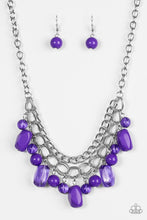 Load image into Gallery viewer, Brazilian Bay Purple Necklace