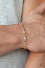 Load image into Gallery viewer, K.O. Gold Men’s Bracelet