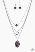 Load image into Gallery viewer, Canyon Cavalier Purple Necklace