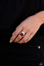 Load image into Gallery viewer, Rose to my Heart Red Ring