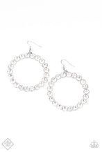 Load image into Gallery viewer, Welcome to the GLAM-boree White Earrings