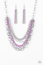 Load image into Gallery viewer, Color Bomb Purple Necklace