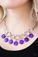 Load image into Gallery viewer, Coastal Adventure Purple Necklace