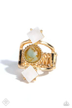Load image into Gallery viewer, Sunbeam Showcase Gold Ring