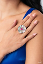 Load image into Gallery viewer, Seriously Sunburst Pink Ring