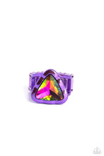 Load image into Gallery viewer, Triangle Tryant Purple Ring