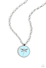 Load image into Gallery viewer, Decorative Dragonfly Blue Necklace