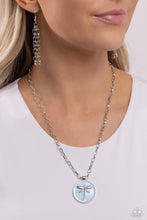 Load image into Gallery viewer, Decorative Dragonfly Blue Necklace