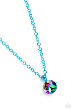 Load image into Gallery viewer, Las Vegas Dip Blue Necklace