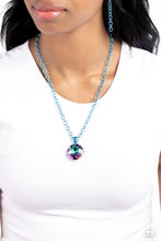 Load image into Gallery viewer, Las Vegas Dip Blue Necklace