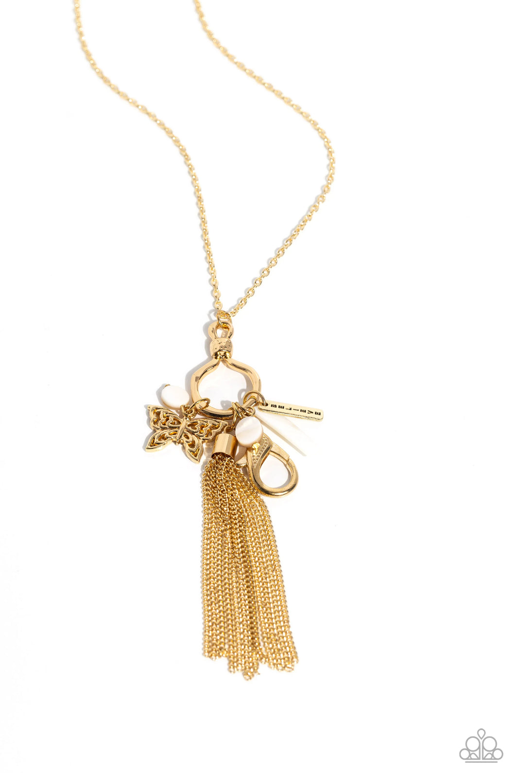 Shell-ebrity Showcase Gold Lanyard