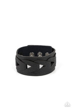 Load image into Gallery viewer, Horse and Carriage Black Snap Bracelet