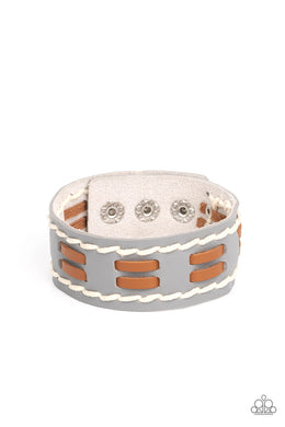 In The Frontier Running Silver Snap Bracelet