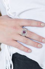 Load image into Gallery viewer, Mod Modest Purple Ring