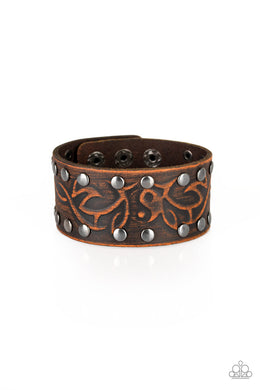 Nature Guide Brown Snap Bracelet