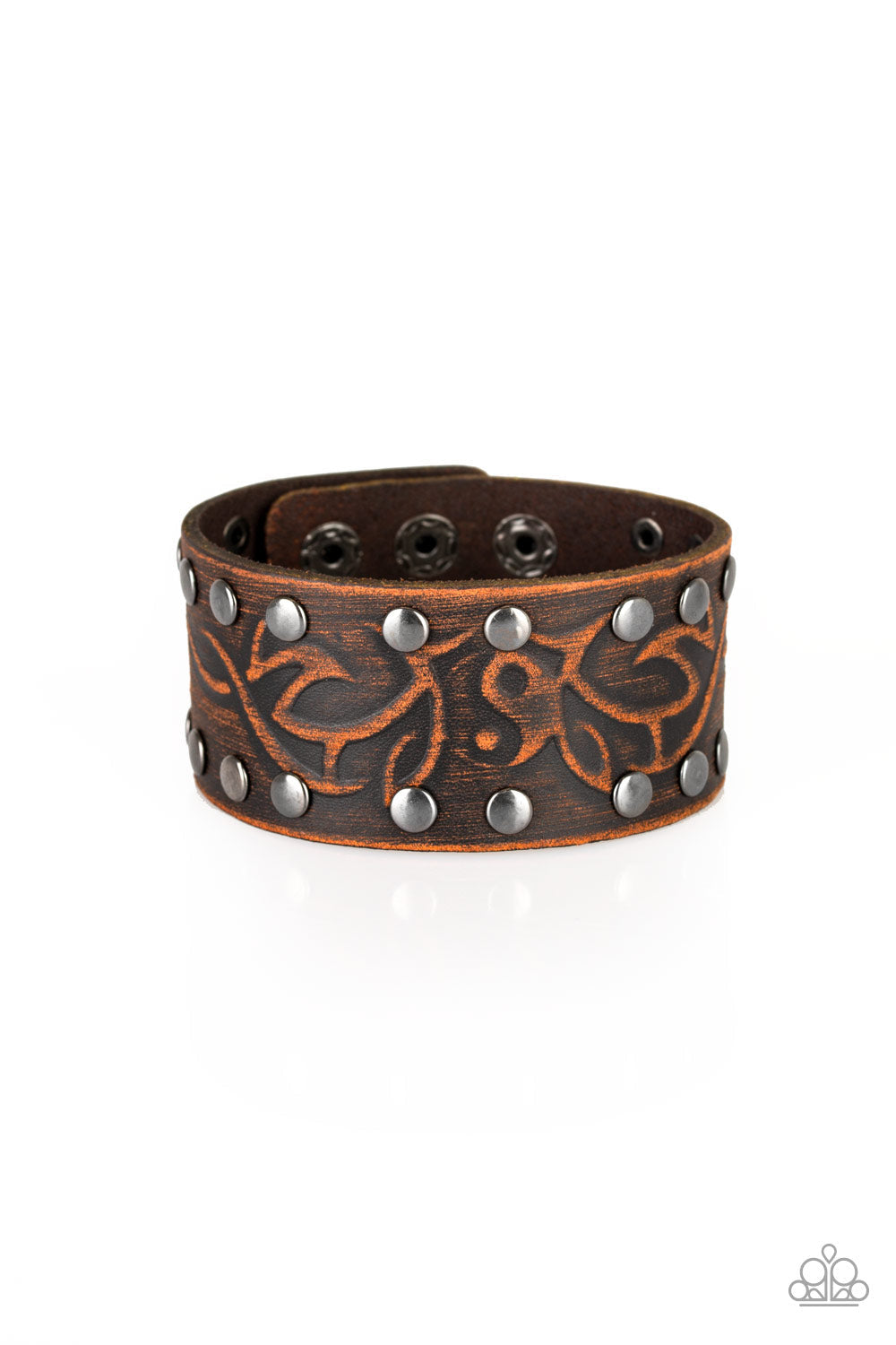 Nature Guide Brown Snap Bracelet