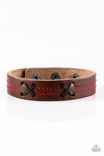 Load image into Gallery viewer, No Place Like Home Plate Brown Snap Bracelet