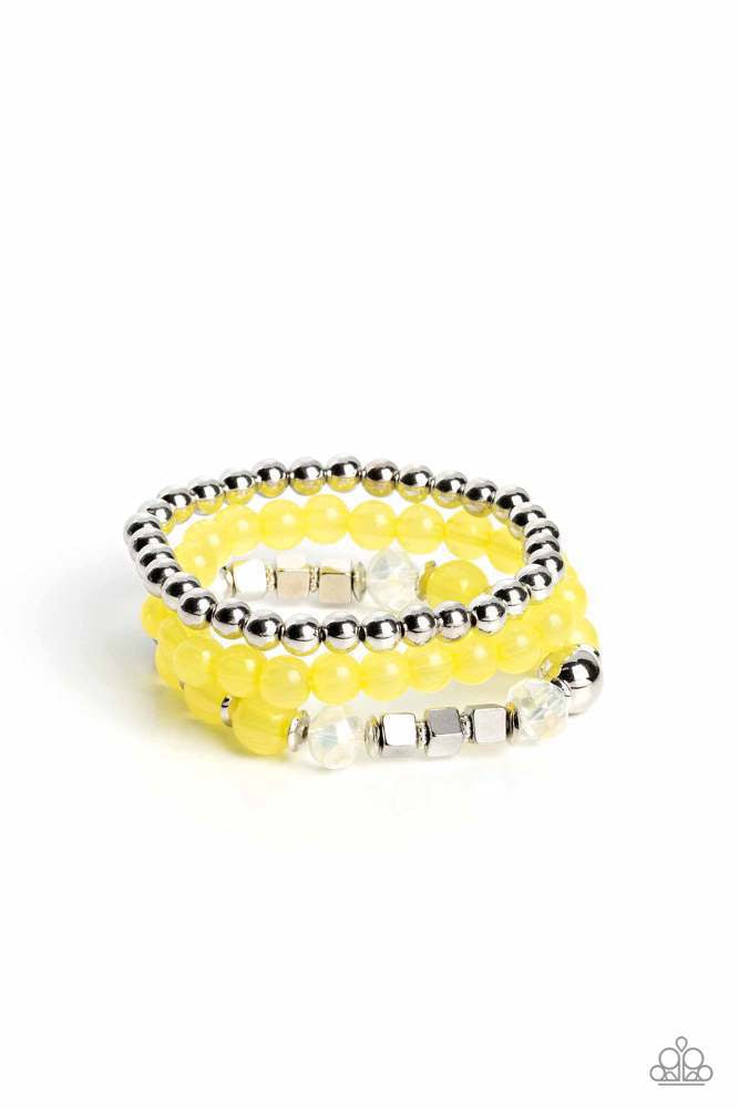 Cube your Enthusiasm Yellow Bracelet