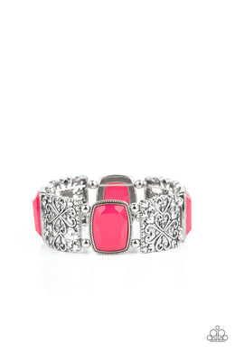 Colorful Coronation Pink Bracelet