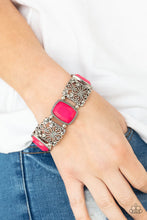 Load image into Gallery viewer, Colorful Coronation Pink Bracelet