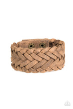 Load image into Gallery viewer, Pirate Port Brown Snap Bracelet