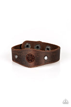 Load image into Gallery viewer, Pleasantly Pioneer Brown Snap Bracelet