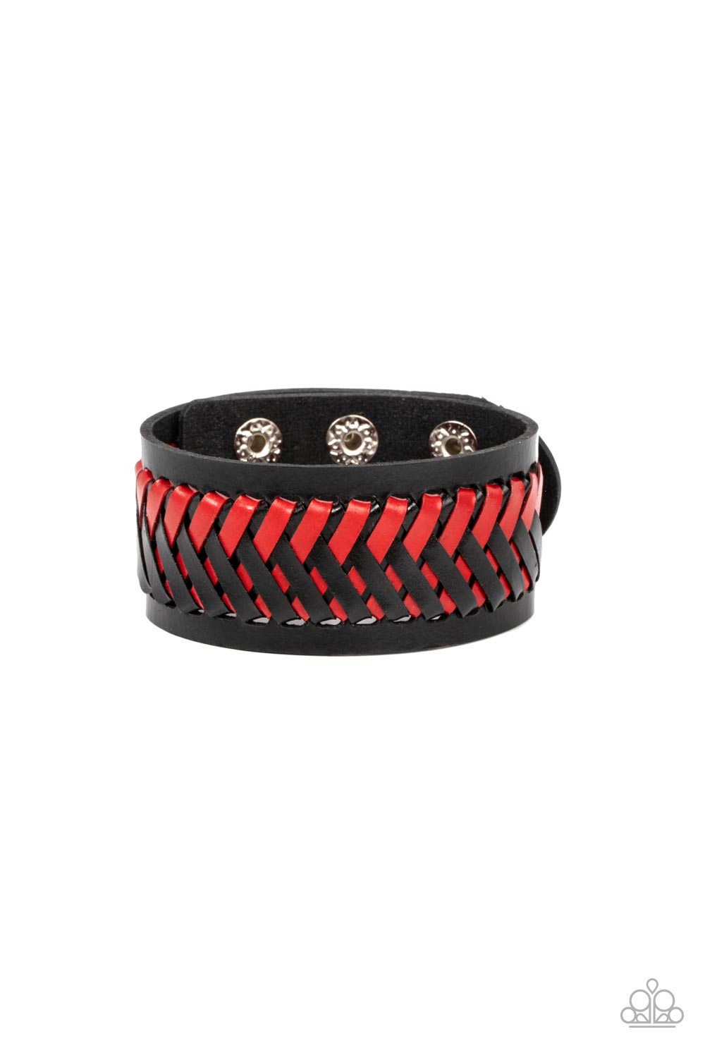 Punk Rocker Road Red Snap Bracelet
