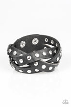 Load image into Gallery viewer, Race and Rally Black Snap Bracelet