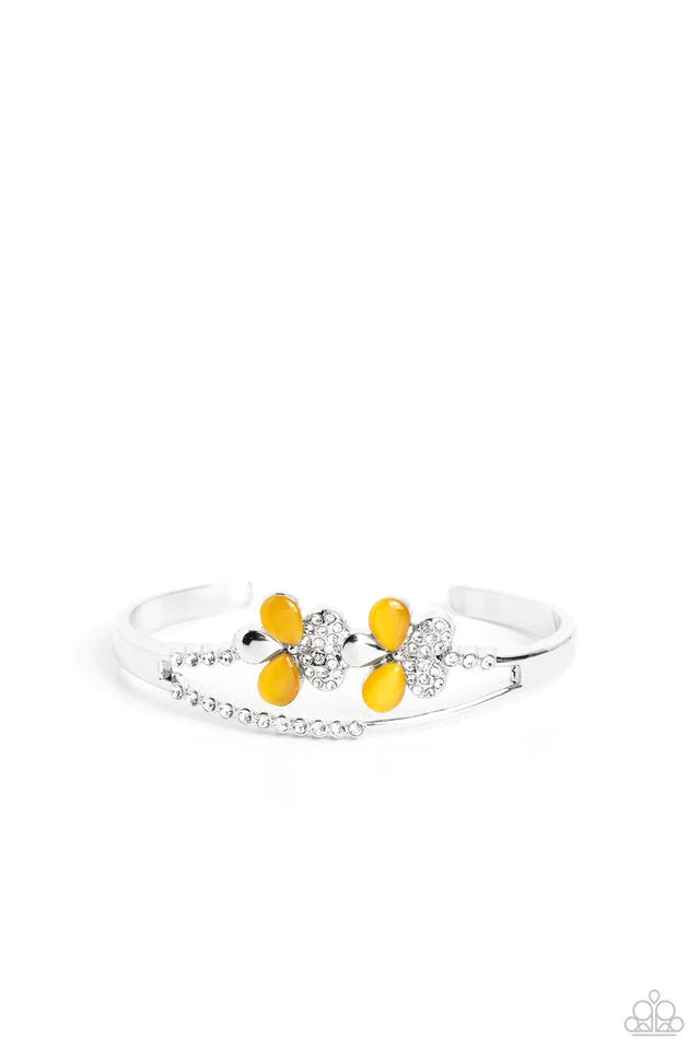 Broadway Stage Yellow Bracelet Cuff
