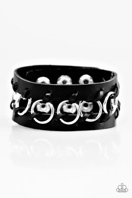 Rebel Revelry Black Snap Bracelet